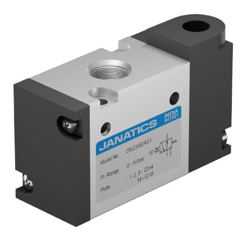 DS2-3/2 Single External Solenoid Pilot Operated With Spring Return